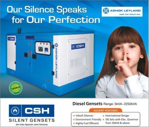 Silent Diesel Generator (Ashok Leyland)