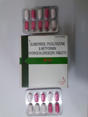 Glimepiride, Pioglitazone and Metformin Hydrochloride(ER) Tablets