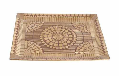 Excellent Handmade Bamboo Rattan Food Serving Tray