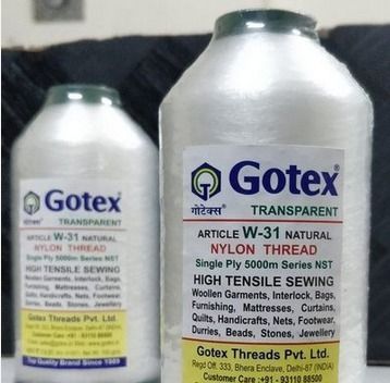 Eco-friendly Gotex Transparent Nylon Thread W 31 at Best Price in  Bahadurgarh