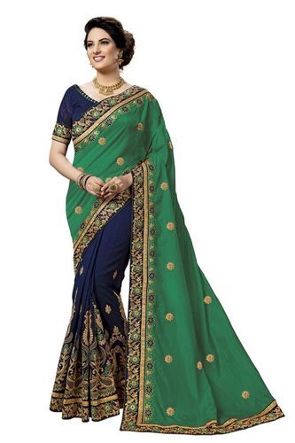 Green Designer Saree