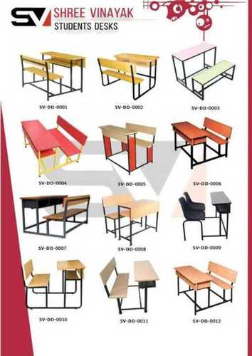 Wooden Modular Students Desk Carpenter Assembly