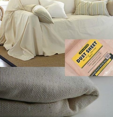 100% Cotton Canvas Dust Sheet