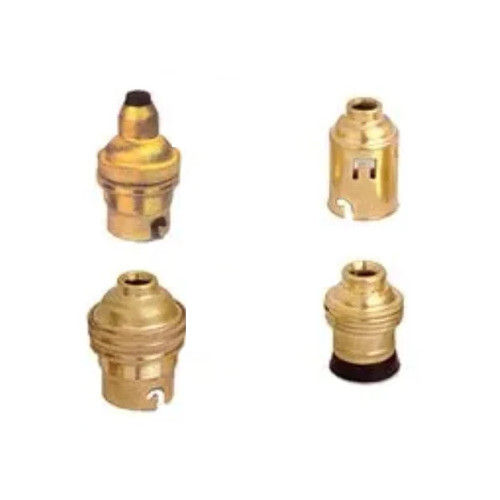 Golden Premium Quality Brass Electrical Lamp Holder