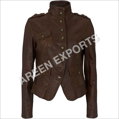 Womens Brown Leather Jacket