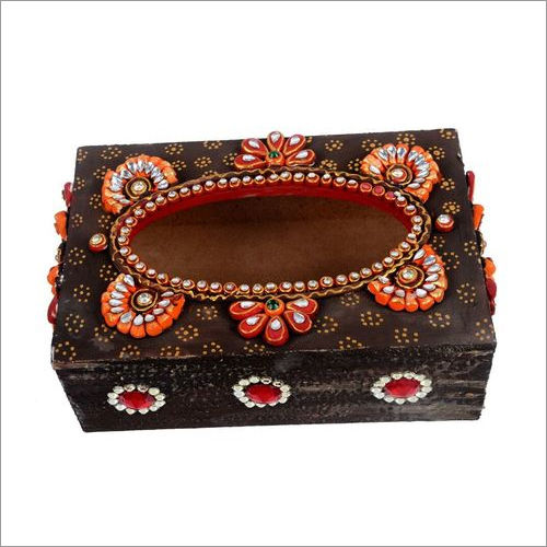 Multi Coloured Wooden Bangle Box