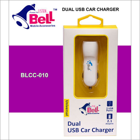  प्लेन मोबाइल डुअल USB कार चार्जर 