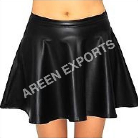 Black Leather Mini Skirt