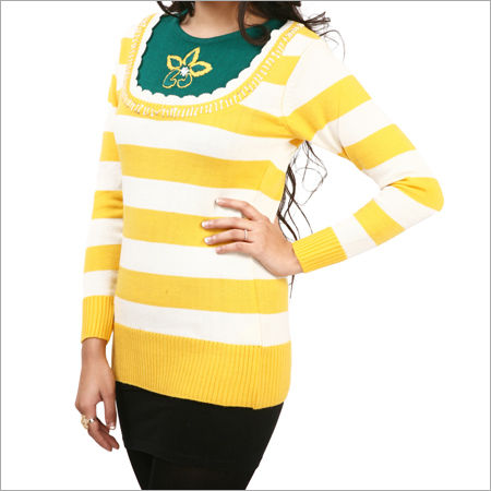 Womens Striped Sweater