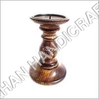 Antique Wooden Candle Stands
