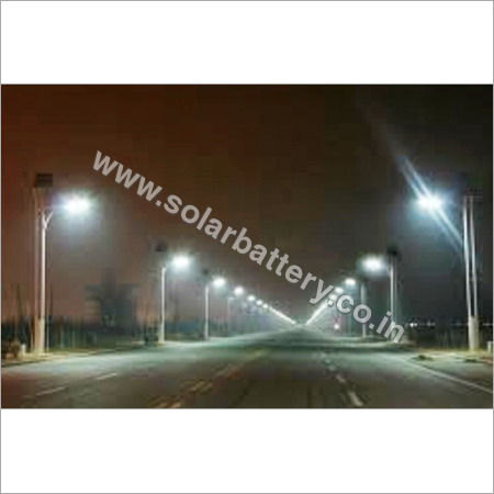 Black Solar Cfl Street Light