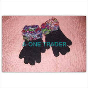 Recycled Knitted Hand Gloves - High Grade Raw Materials, Custom Sizes Available, Skin-Friendly Comfort