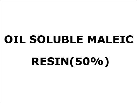 Oil Soluble Maleic Resin