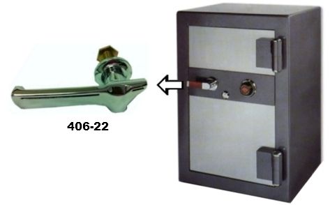 White Cabinet Locks