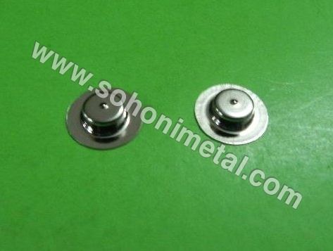 Plastic Nickel Plated Dry Cell Battery Caps