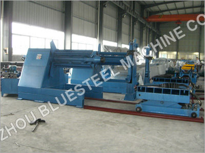 10T Hydraulic Decoiler With Coil Feeding Car