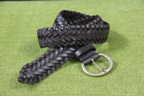 Ladies Braided Leather Belts