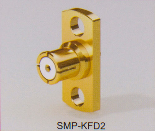 White Smp Rf Coaxial Connector