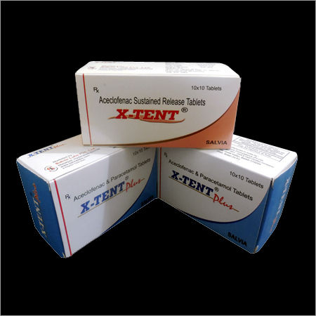 Available In Different Colour Aceclofenac Paracetamol Tablets