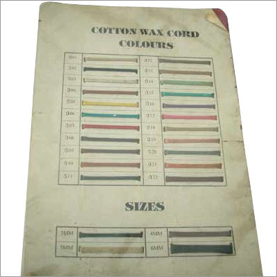 Waxed Cotton Cords