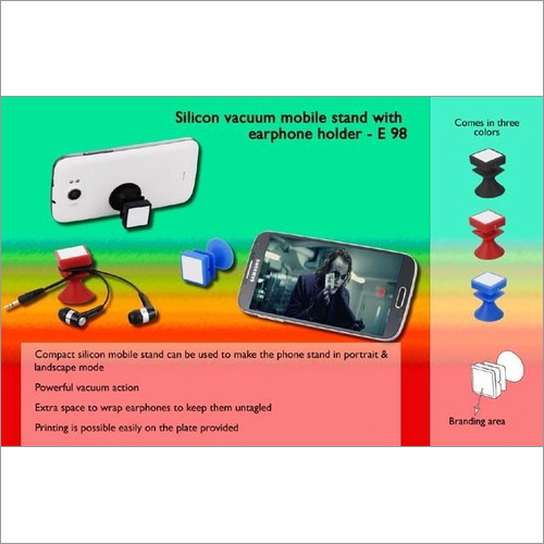 Brown Silicon Vacuum Mobile Stand
