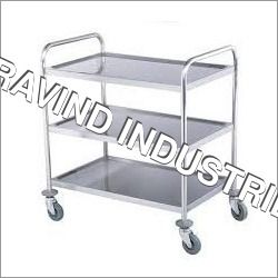 Service Trolley - Durable Metal Frame, High Load Bearing Capacity | Easy to Move, Fine Quality, High Performance