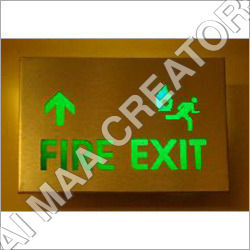 Fire Exit Sign Board