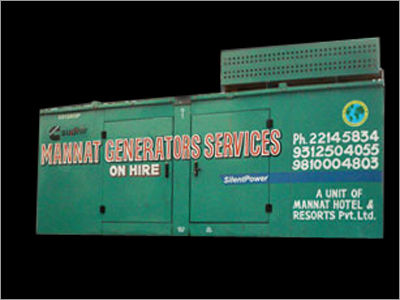 Generators Hiring Services