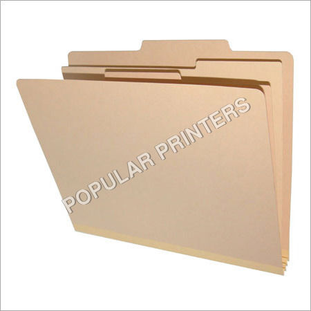 Printed File Folders Application: Pipe Fittings