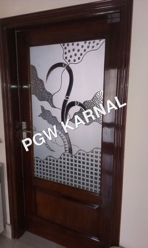 Decorative Glass Door