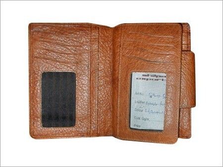 Mens Leather Trifold Wallet