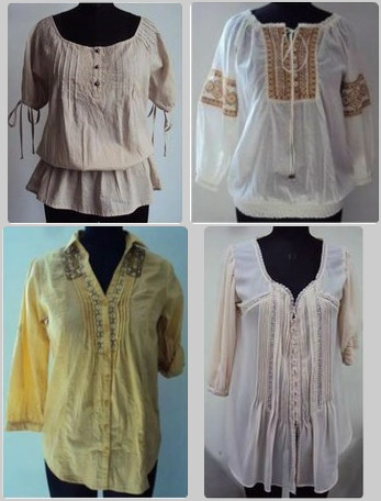 डिज़ाइनर एम्ब्रॉएडर्ड टॉप्स