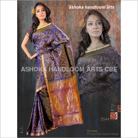 Full Jaquard Silk Sarees