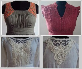 डिज़ाइनर लेडीज़ टॉप्स