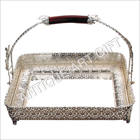 Designer Silver Plate  Pooja Thali