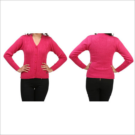 Ladies Pink Cardigans