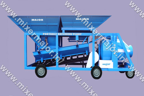 Black Or Yellow With Grain Mobile Batching Plant