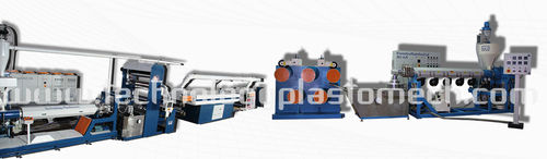 PP Tape Fibrillating Extrusion Plant