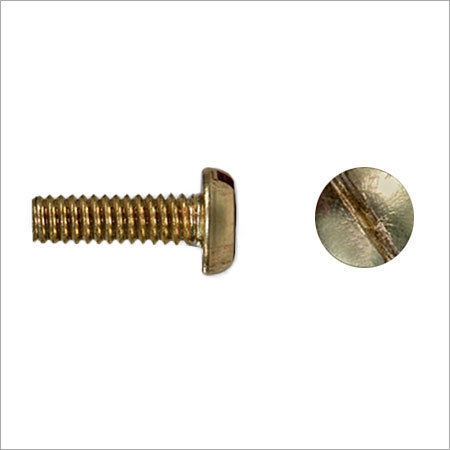 Brass Round Head Screw Grade: 355