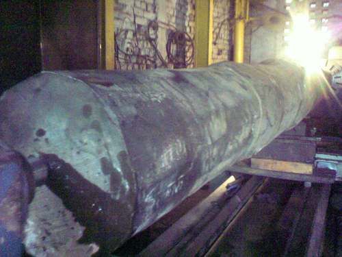 forged stepped shaft for cement plant