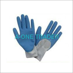 Knitted Cotton Latex Hand Gloves Coil Material: Copper Core