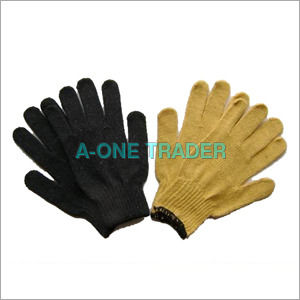 Seamless Cotton Knitted Hand Glove