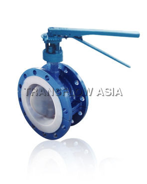 PFA & FEP Lined Butterfly Valve
