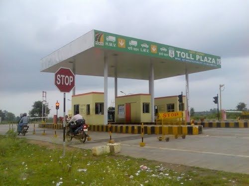 White Space Frame & Toll Plaza