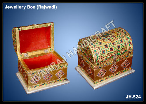 Golden MInakari Jewellery Box
