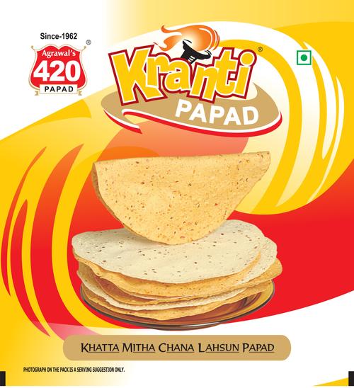 Kranti Chana Lahsun Papad