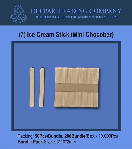 Wooden Ice Cream Sticks