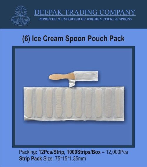 Ice Cream Spoon Pouch Pack