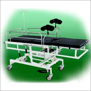 Obstetric Delivery Tables - Stainless Steel, 72"x27"x24"-32"H | Adjustable Height, Pneumatic Gas Spring System, Swiveling Castors, Epoxy Powder Coated Finish