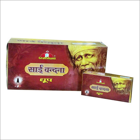 Sai Vandana Dhoop Sticks - Premium Quality Incense, Soothing Fragrance & Minimal Ash Production